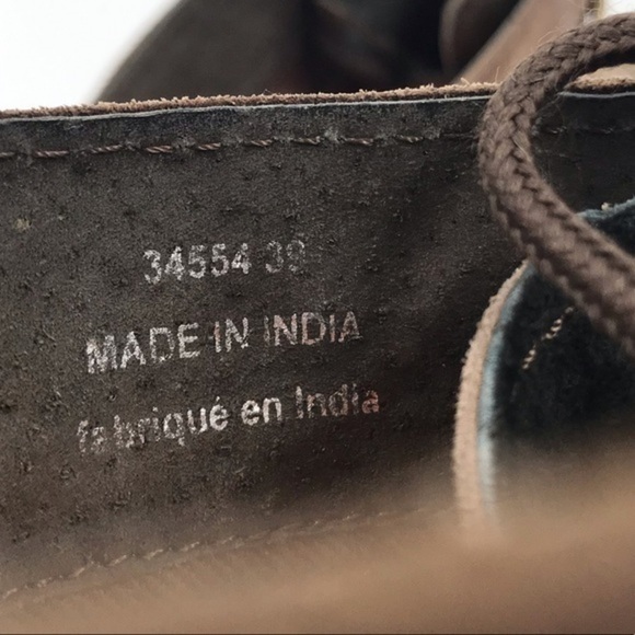 Free People Truemay Brown Suede Leather Lace Up Boots Size 39 - Picture 6 of 10